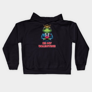 Frog Prince 48 Kids Hoodie